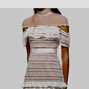 Self-Portrait White Lace Dress